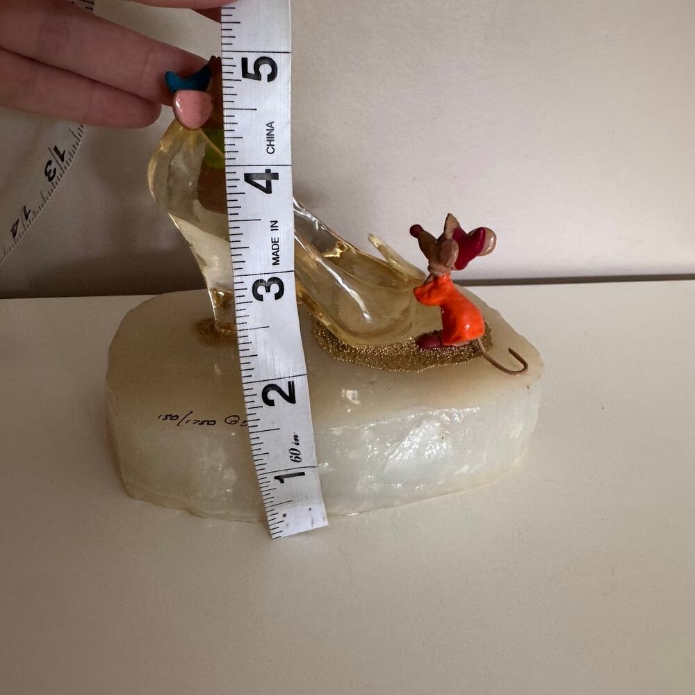 ❌SOLD❌Disney Ron Lee Sculpture “Cinderella Slipper” Limited Edition 150/1750 93 - Picture 7 of 11